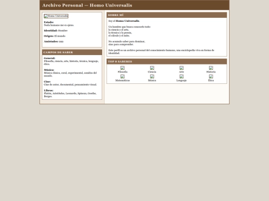 myspace/homeuniversalis screenshot