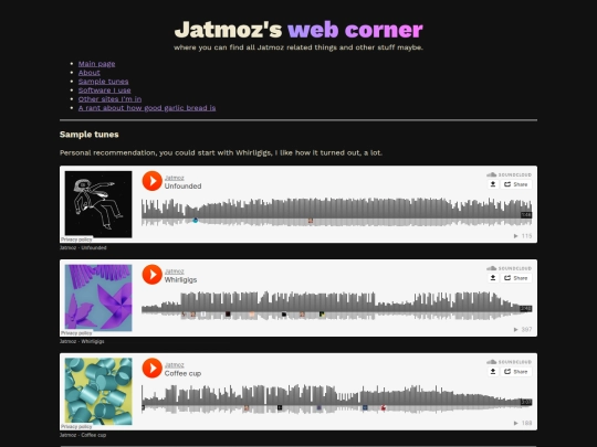previoussite/chunes screenshot