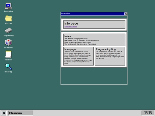 index screenshot