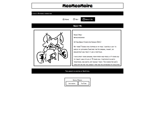 aboutMe screenshot