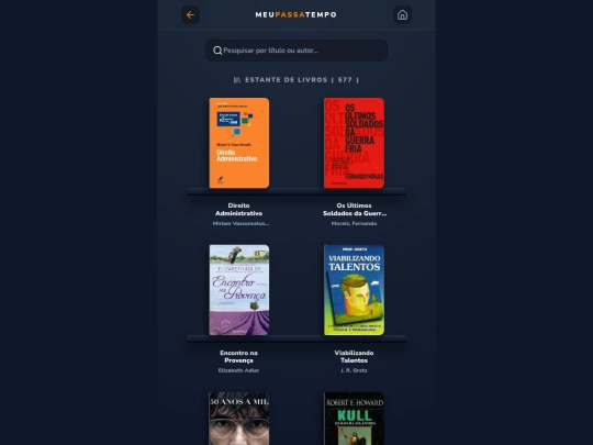 Paginas/Livros screenshot
