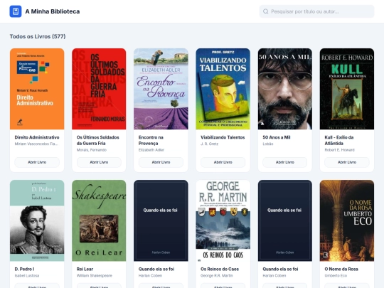 Paginas/Livros screenshot