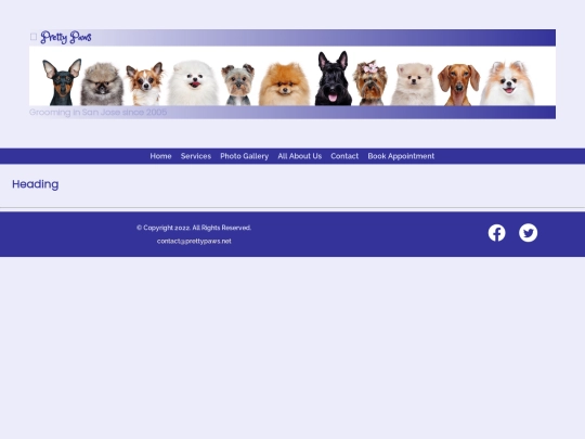 dog-grooming/template screenshot