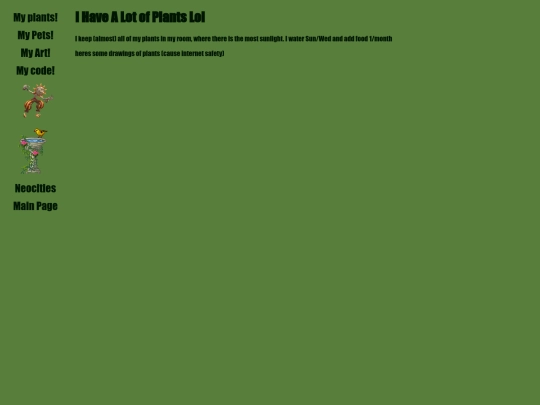 plant-list screenshot