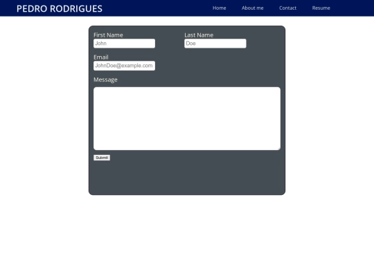 contact screenshot
