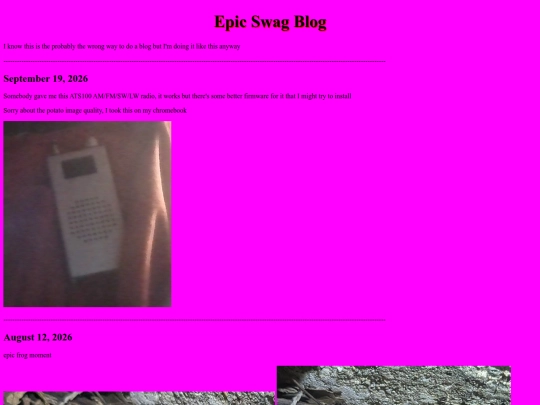 blog screenshot
