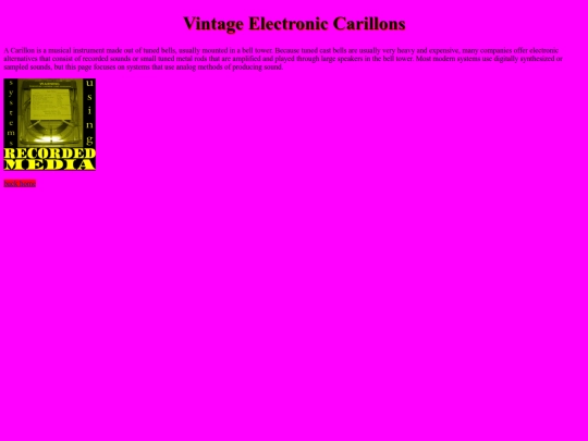 interests/vintagecarillons/vintage-electronic-carillons screenshot