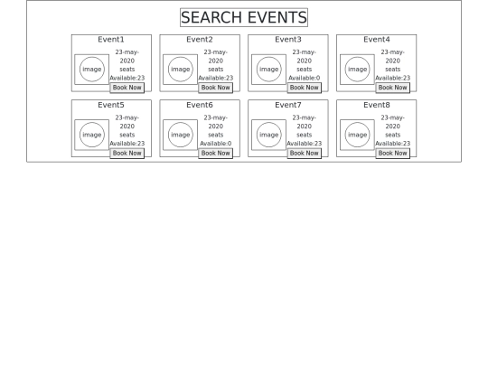 events-home-page screenshot