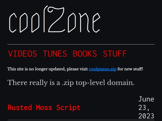 index screenshot