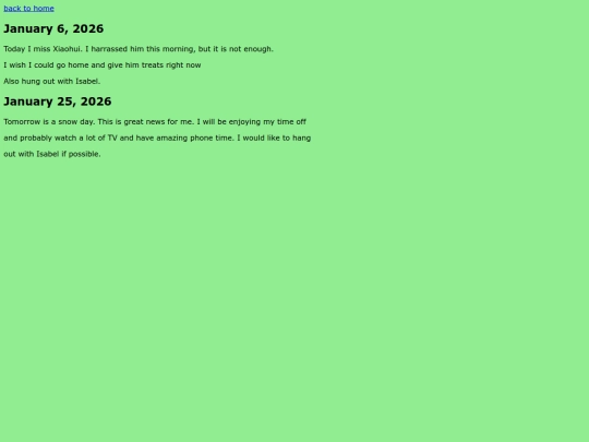diary screenshot