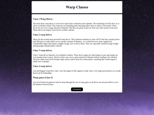 newckweb/rpdirectory/science/warpclasses screenshot