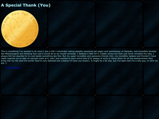 ASpecialThanks screenshot