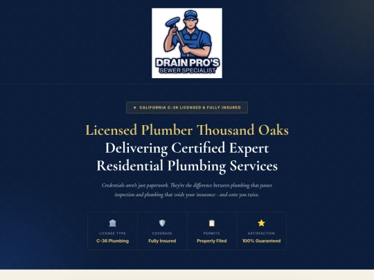 licensed-plumber-thousand-oaks screenshot