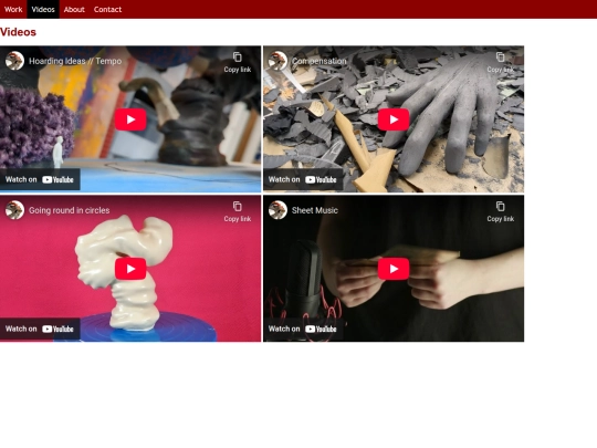 videos screenshot