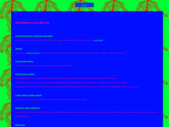 sites screenshot