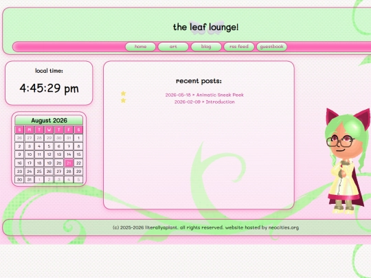 blog screenshot