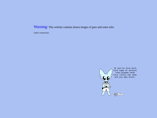 Enterpage/warning screenshot