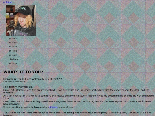 aboutme screenshot