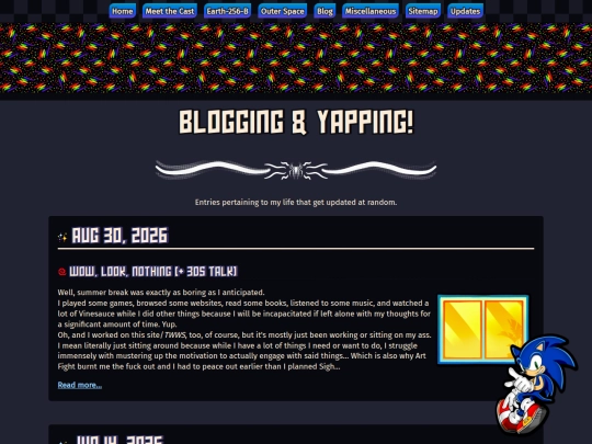 blog screenshot