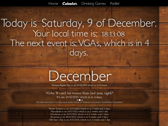 friend/calendar screenshot