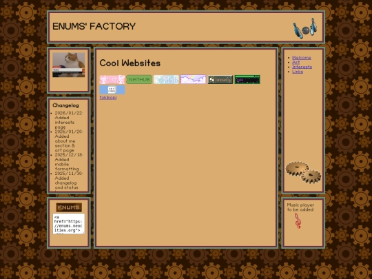 links screenshot