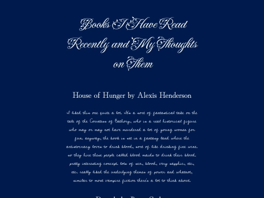 books screenshot