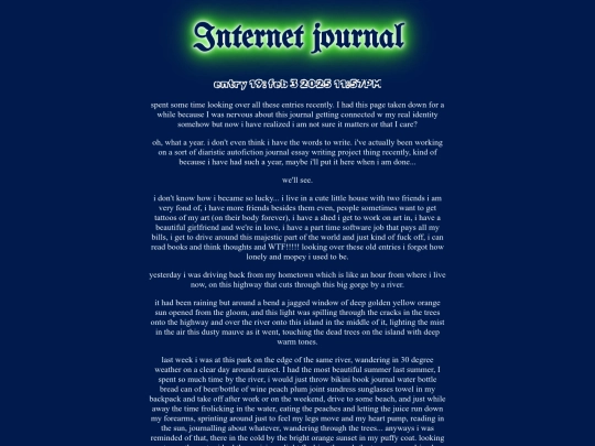 journal screenshot