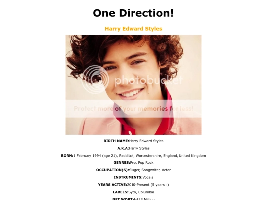 onedirection screenshot