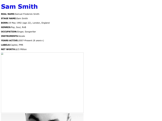 samsmith screenshot