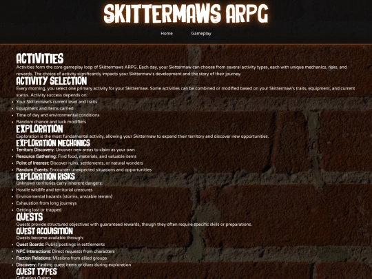 activities screenshot