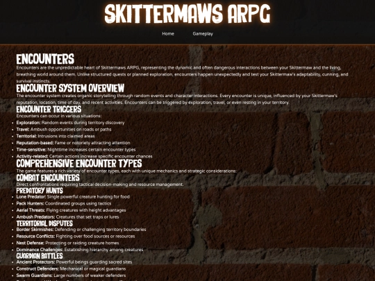 encounters screenshot