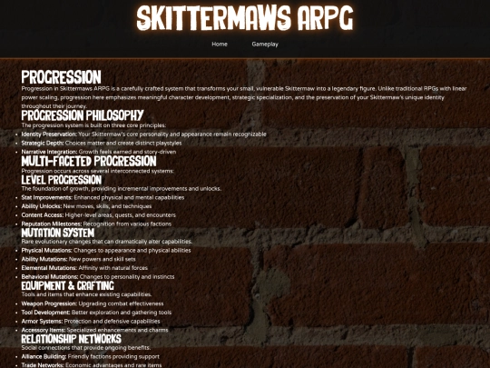 progression screenshot