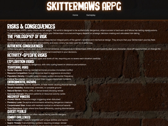 risks-consequences screenshot