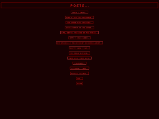 posts screenshot