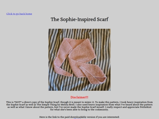 thesophieinspiredscarf screenshot