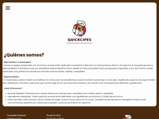 QuienesSomos screenshot