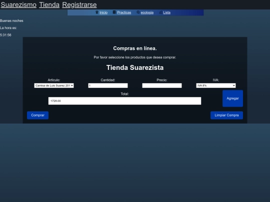 tienda screenshot