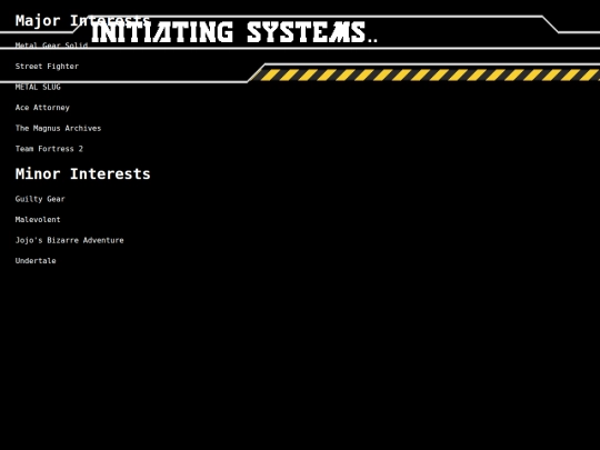 interests screenshot
