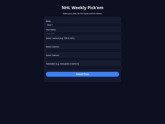 pickem screenshot