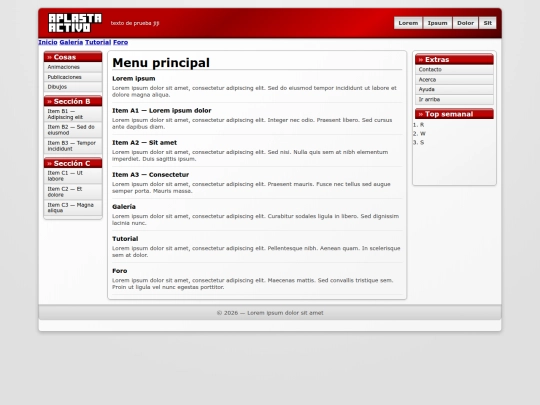 index screenshot