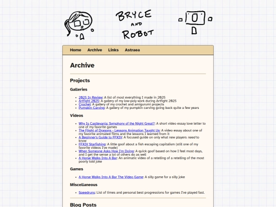 archive screenshot