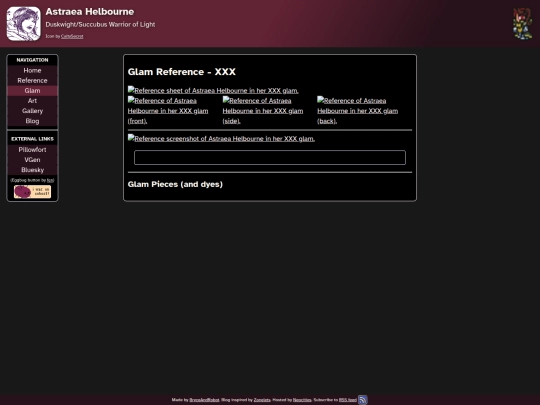 astraea/glam/_template screenshot