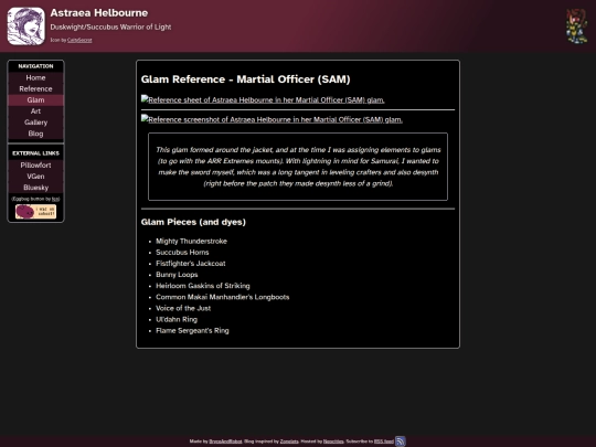 astraea/glam/sam-martial-officer screenshot