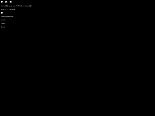 instructions/CTE screenshot