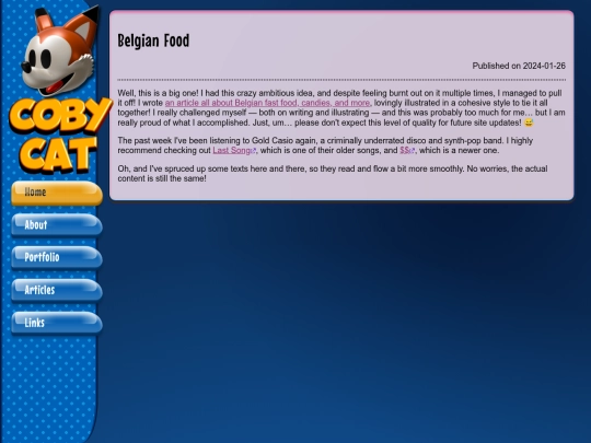 blog/belgian-food screenshot