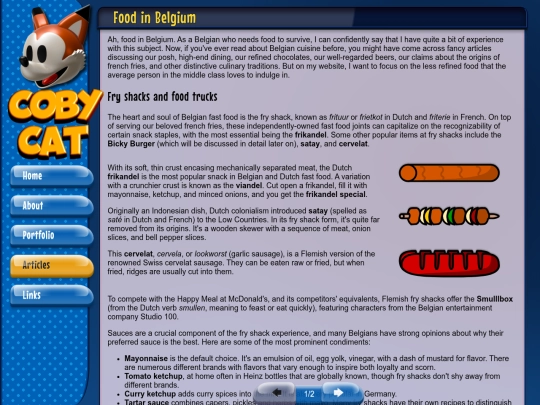 food/belgium screenshot