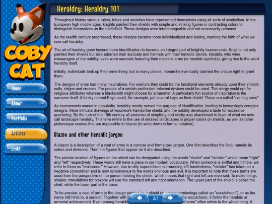 heraldry/1-heraldry screenshot