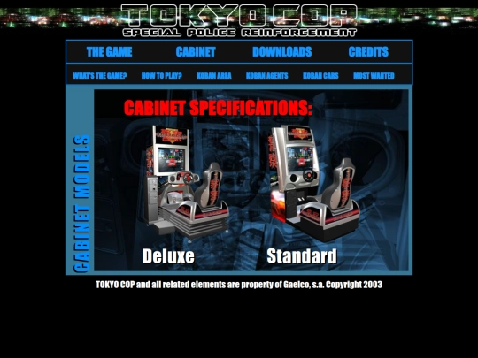 misc-articles/centerparcs/tokyocop/cabinet-models screenshot