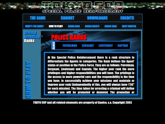 misc-articles/centerparcs/tokyocop/how-to-rank screenshot