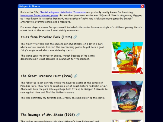 nostalgia/skipperskeeto screenshot